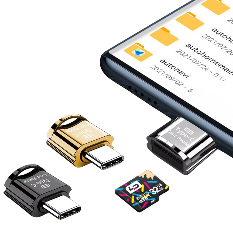 Micro SD to Phone Reader (Micro USB/USB C)